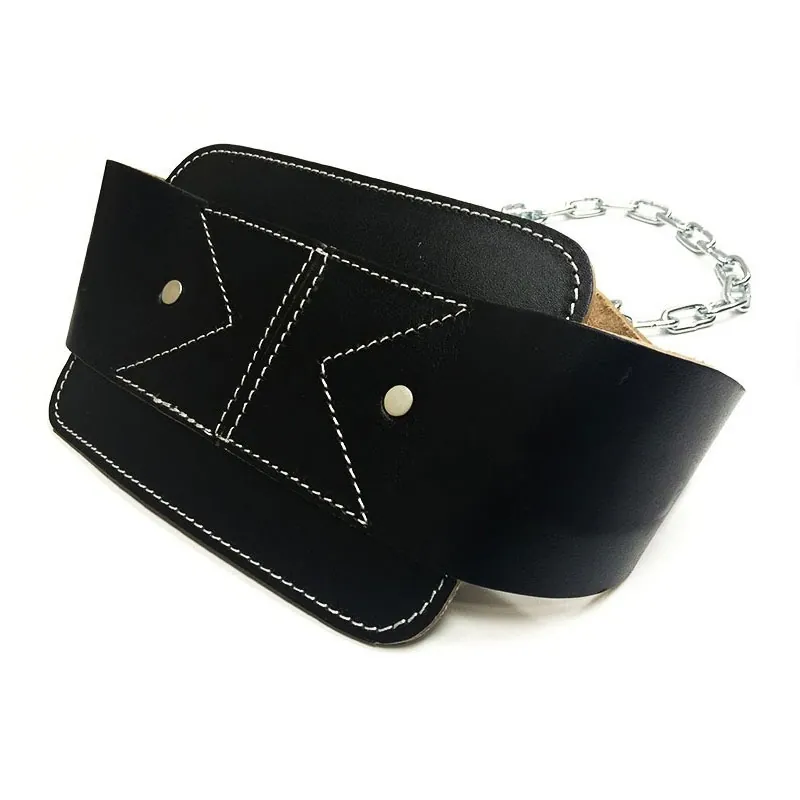Weightlifting Leather Dip Belts